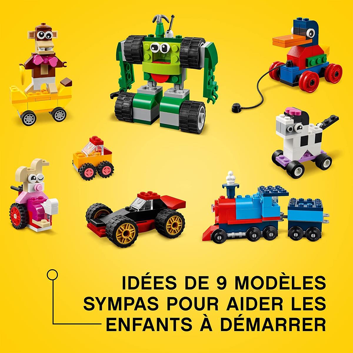 Lego Classic Yapım Parçaları ve Tekerlekler 11014 - Toysall