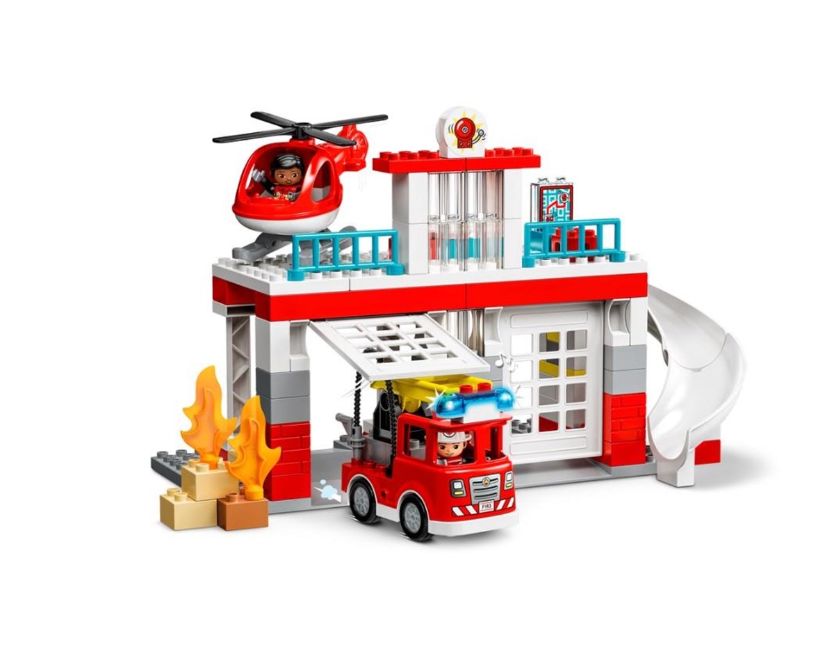 Lego Duplo İtfaiye Merkezi ve Helikopter 10970 - Toysall