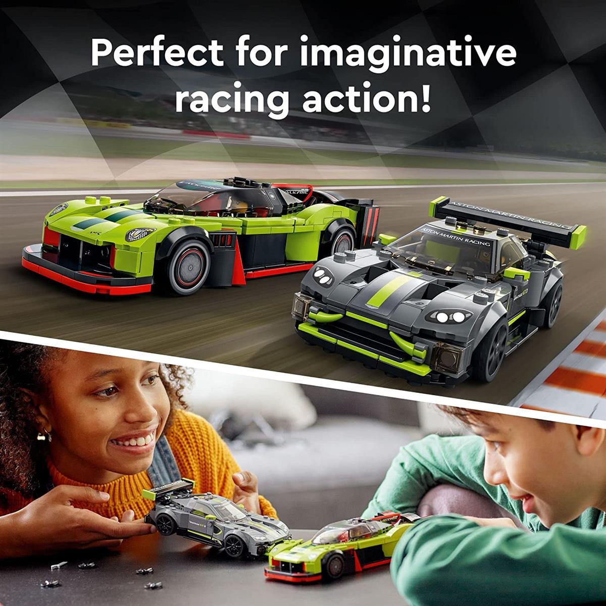 Lego Speed Champions AMR Pro ve Aston Martin Vantage GT3 76910 | Toysall