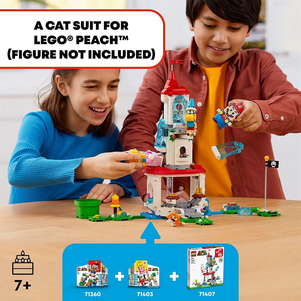 Lego Super Mario Cat Peach Kostümü Donmuş Kule Ek Macera Seti 71407 -  Toysall