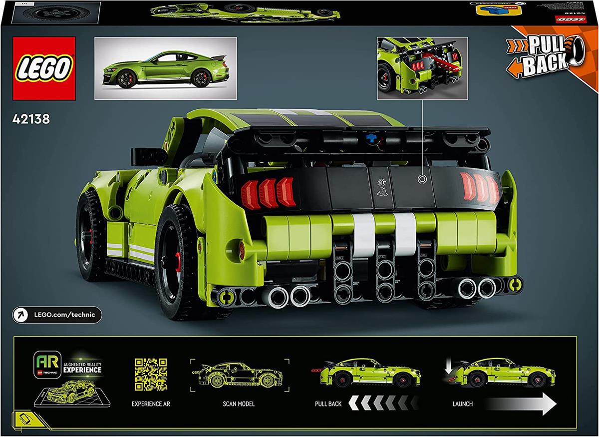 Lego Technic Ford Mustang Shelby GT500 42138 - Toysall