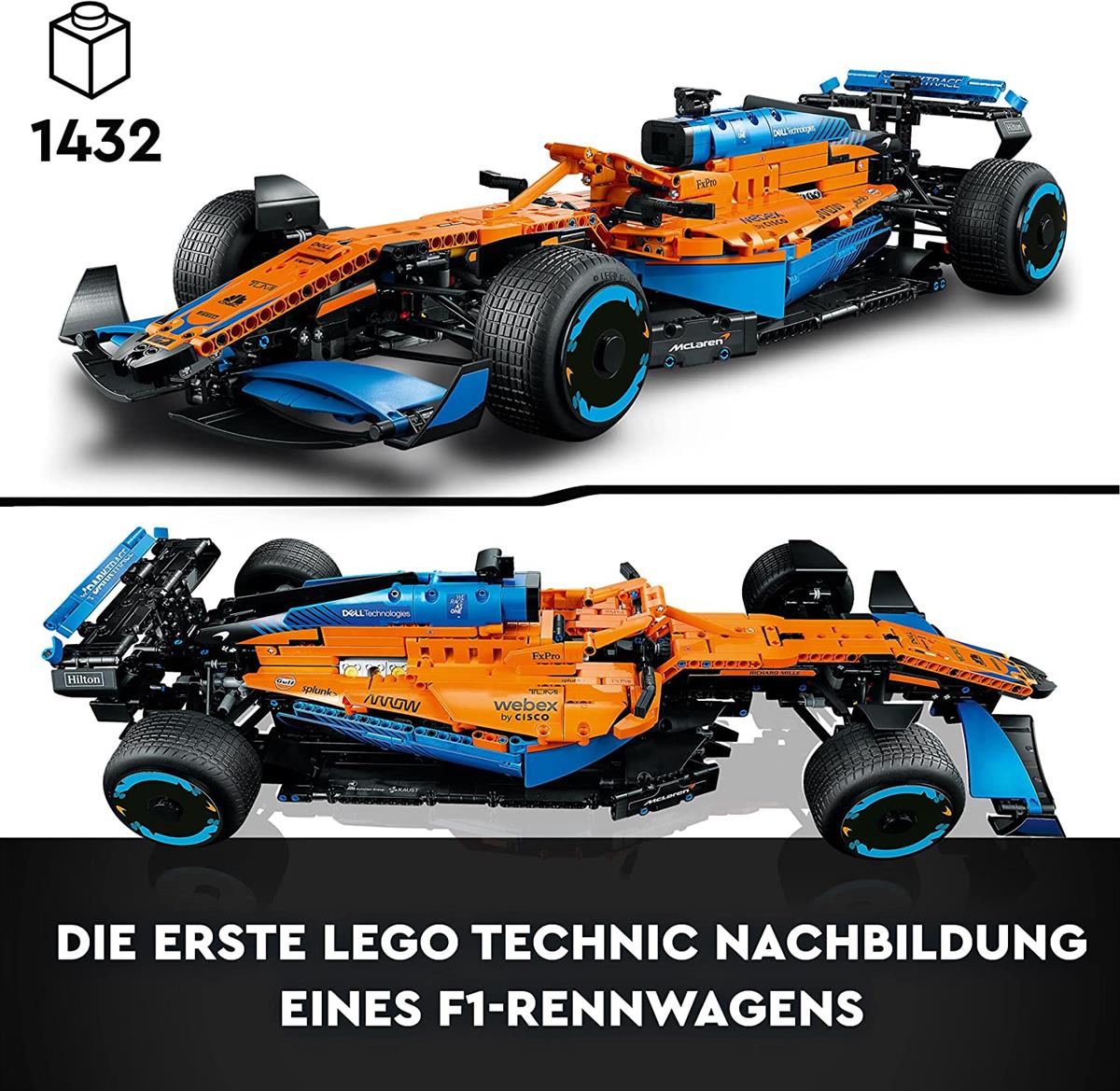 Lego Technic McLaren Formula 1 Yarış Arabası 42141 - Toysall