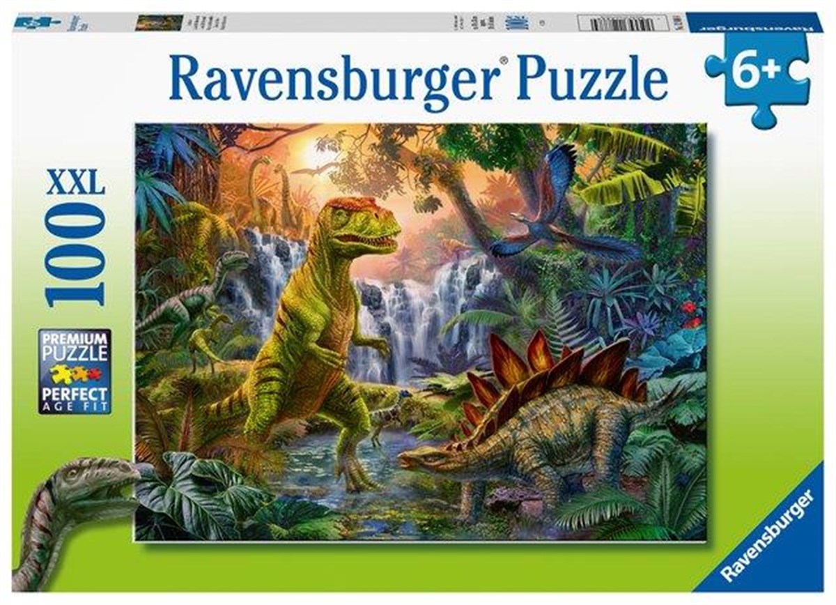 Ravensburger 100 Parça Puzzle Dinozor Oasis 128884 - Toysall