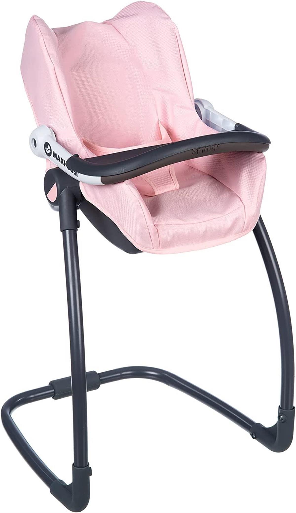 Smoby Maxi-Cosi Oyuncak Bebek Mama Sandalyesi Puset ve Salıncak - Pembe  240235 - Toysall