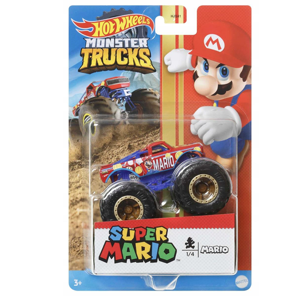 Hot Wheels Monster Truck Super Mario 1:64 HJG41-HCR75