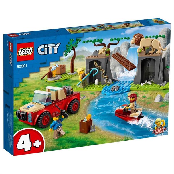 Lego City Vahşi Hayvan Kurtarma Jipi 60301 Lego City Vahşi Hayvan Kurtarma Jipi 60301