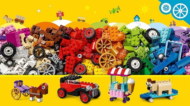 Lego Classic Tekerlekli Yapım Parçaları 10715 - Toysall