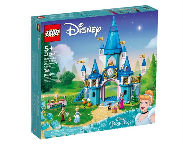 Lego Disney Princess Sindirella ve Yakışıklı Prensin Şatosu 43206