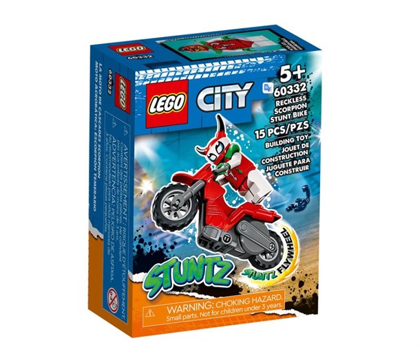 Lego City Korkusuz Akrep Gösteri Motorsikleti 60332 Lego City Korkusuz Akrep Gösteri Motorsikleti 60332