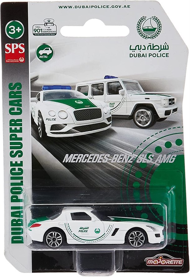 Majorette Dubai Polis Aracı Metal Diecast - Mercedes Benz SLS AMG 212057186