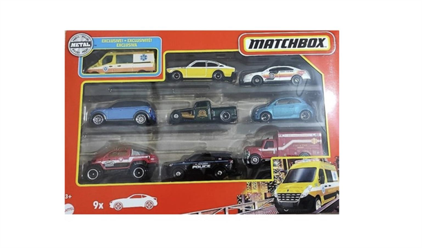 Matchbox 9’lu Araba Seti X7111-HFL54 Matchbox 9’lu Araba Seti X7111-HFL54