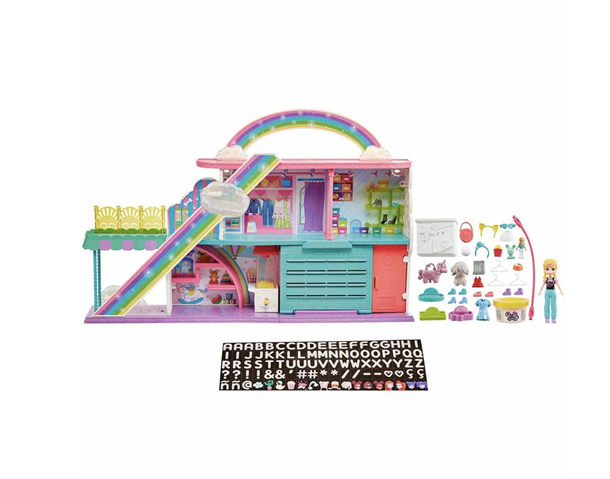 Polly Pocket Gökkuşağı Alışveriş Merkezi HHX78 Polly Pocket Gökkuşağı Alışveriş Merkezi HHX78
