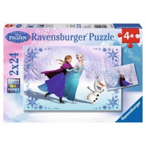 Ravensburger 2x24 Parça Puzzle Walt Disney Frozen 091157