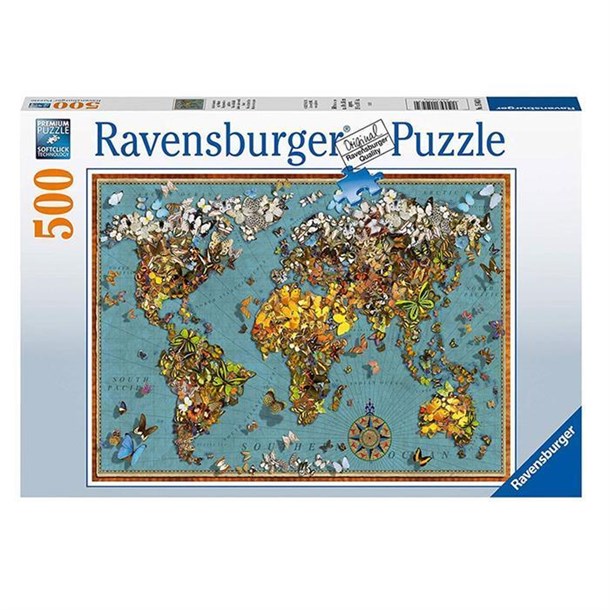 Ravensburger 500 Parça Puzzle Butterflies 150434