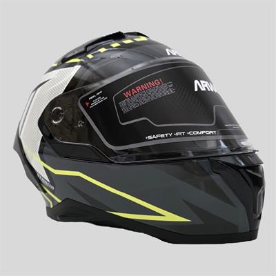 Arwic Pro Model Kapalı (Full Face) Motosiklet Kaskı – AR939