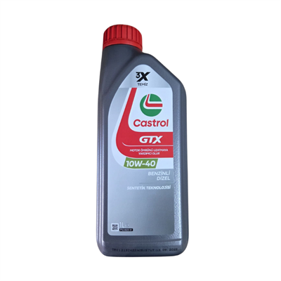 Castrol GTX 10W-40 Sentetik Motor Yağı