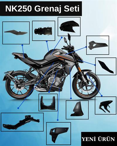 Cf Moto Nk250 Grenaj Seti Siyah