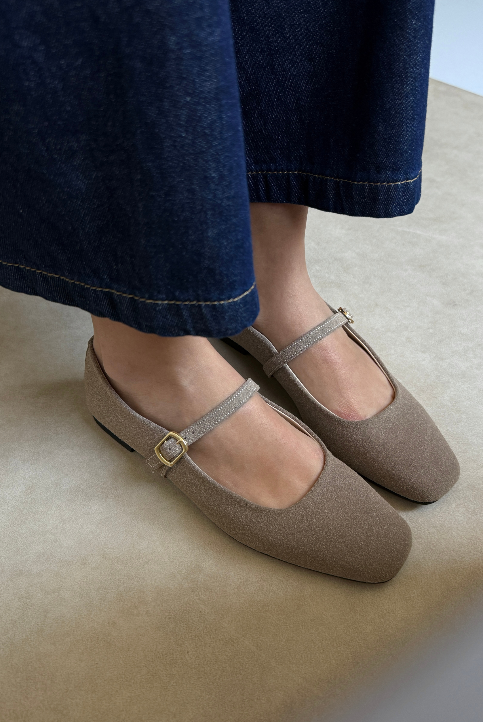 Kadın Babet VİZON SÜET