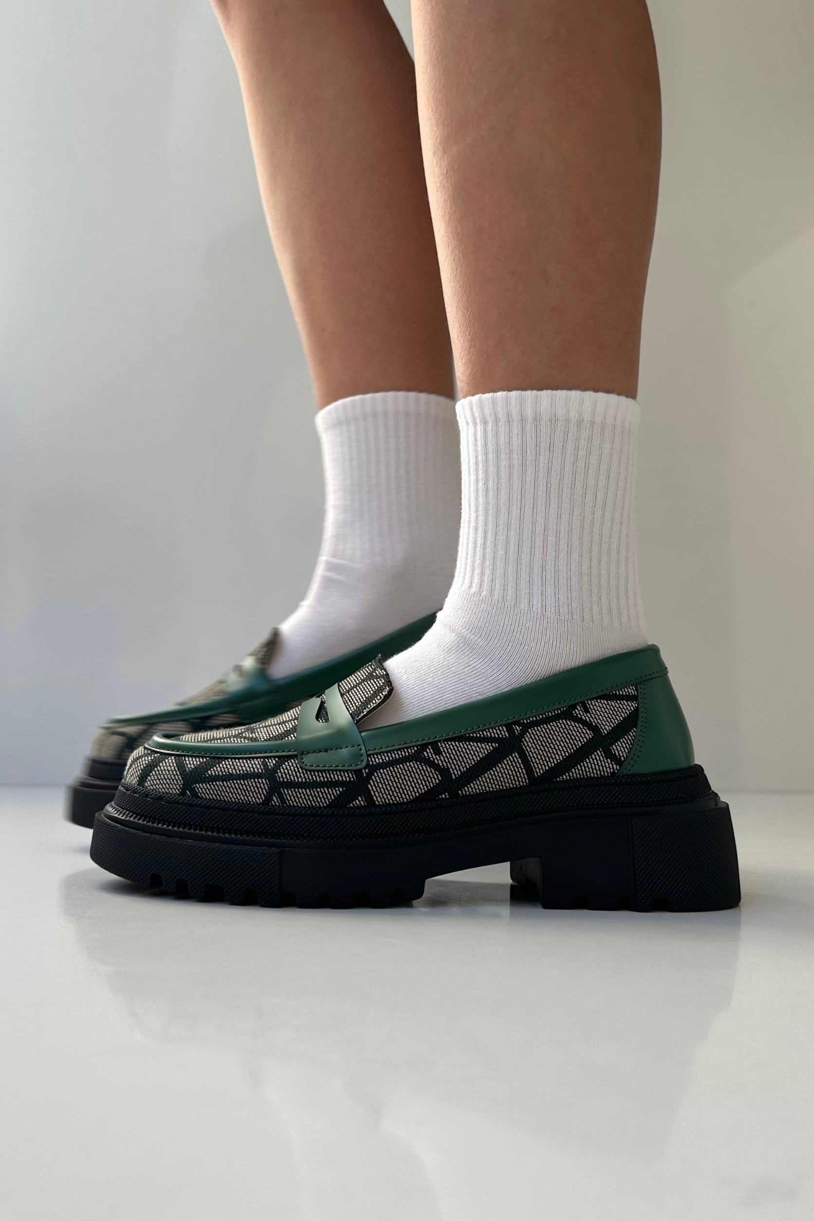 Kadın Loafer Ayakkabı YEŞİL