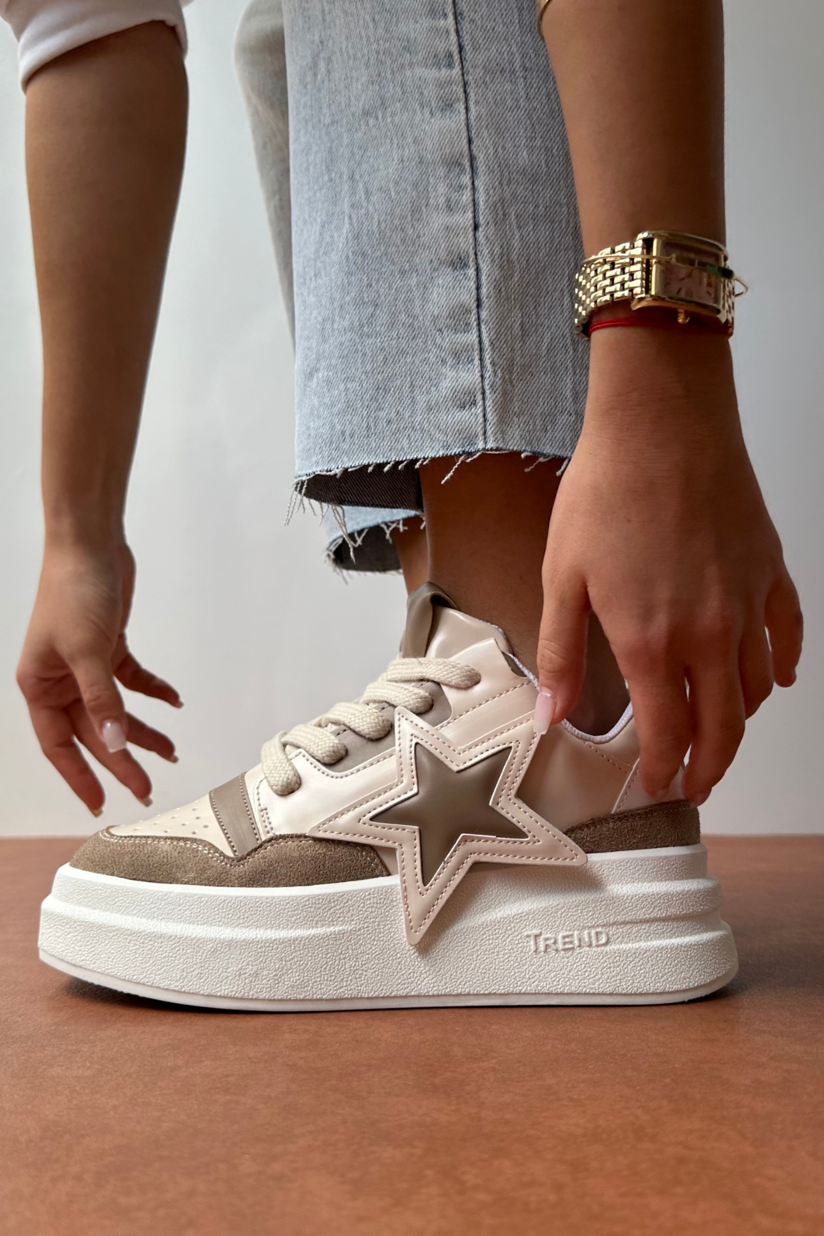 Kadın Spor Ayakkabı BEJ