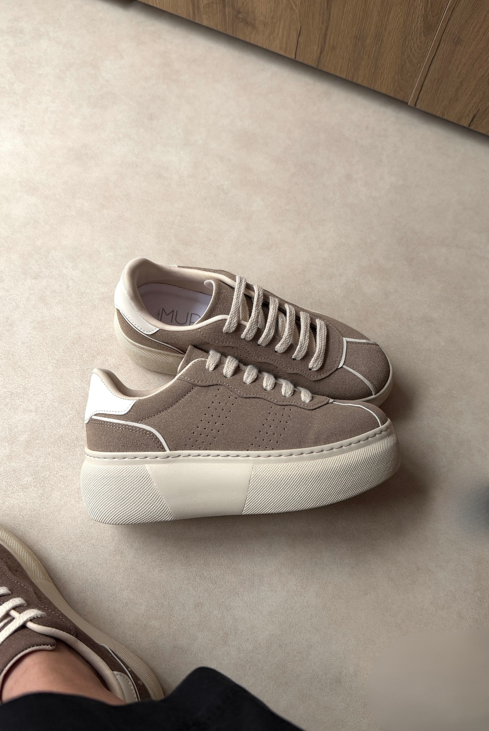 Kadın Spor Ayakkabı VİZON SÜET