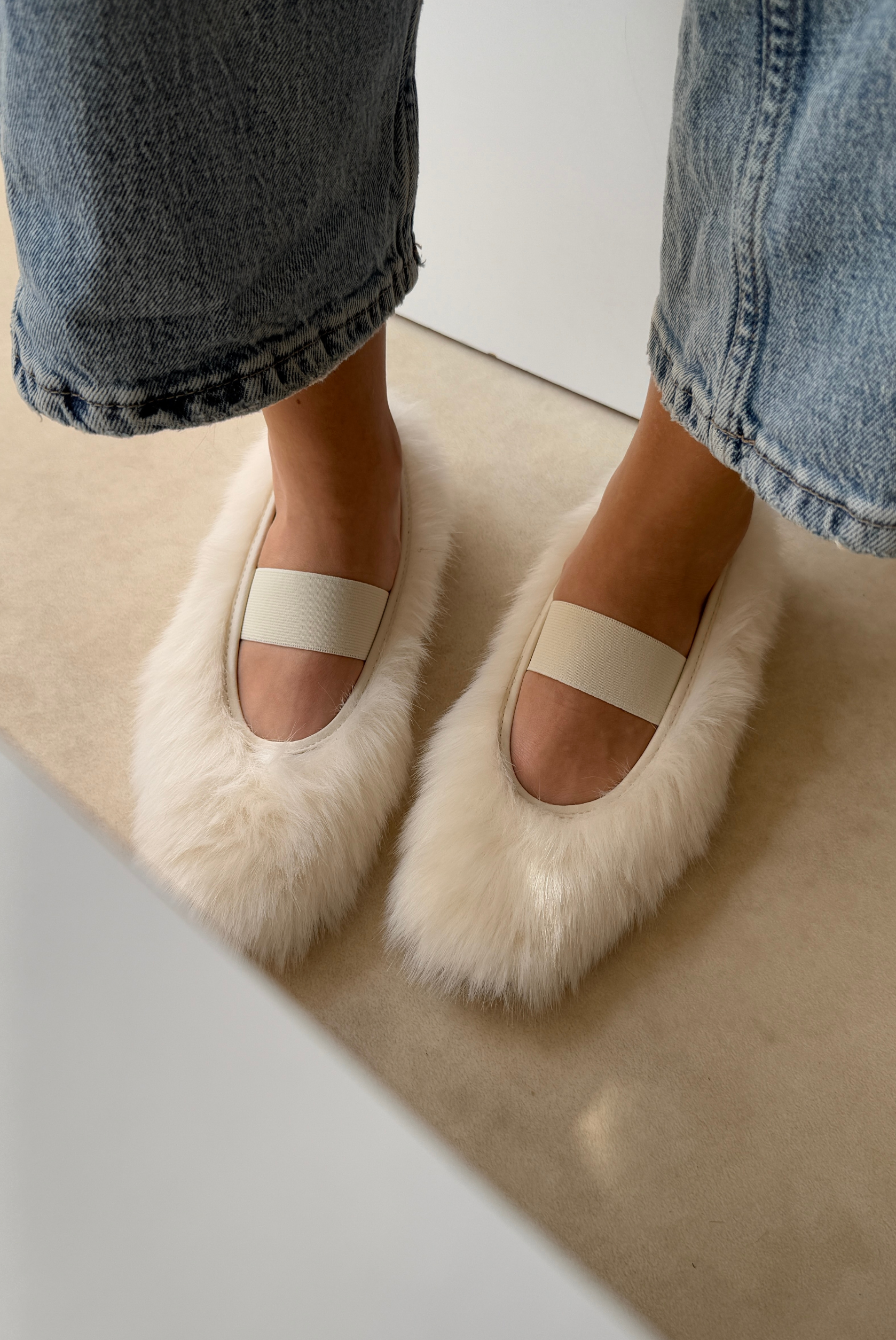 Kadın Tüylü Babet BEJ