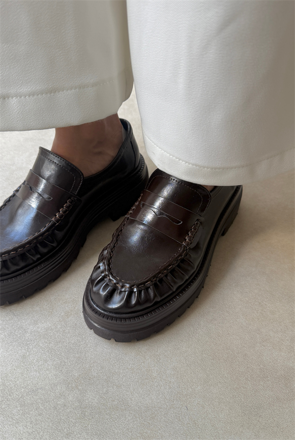 Kadın Loafer ACI KAHVE