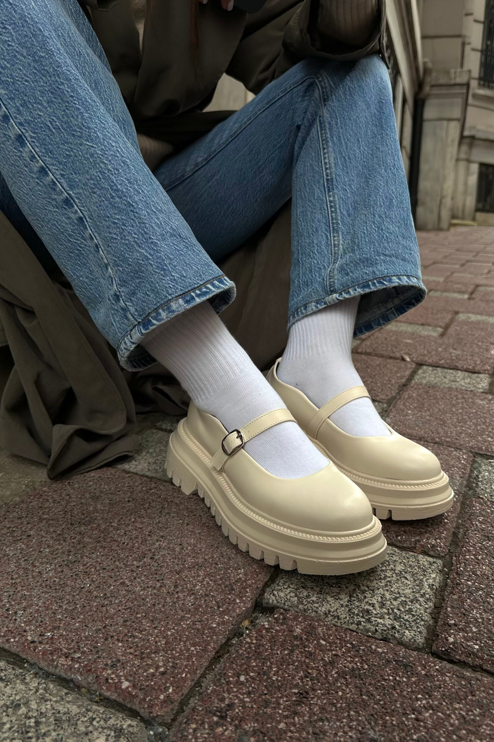 Kadın Babet Ayakkabı BEJ