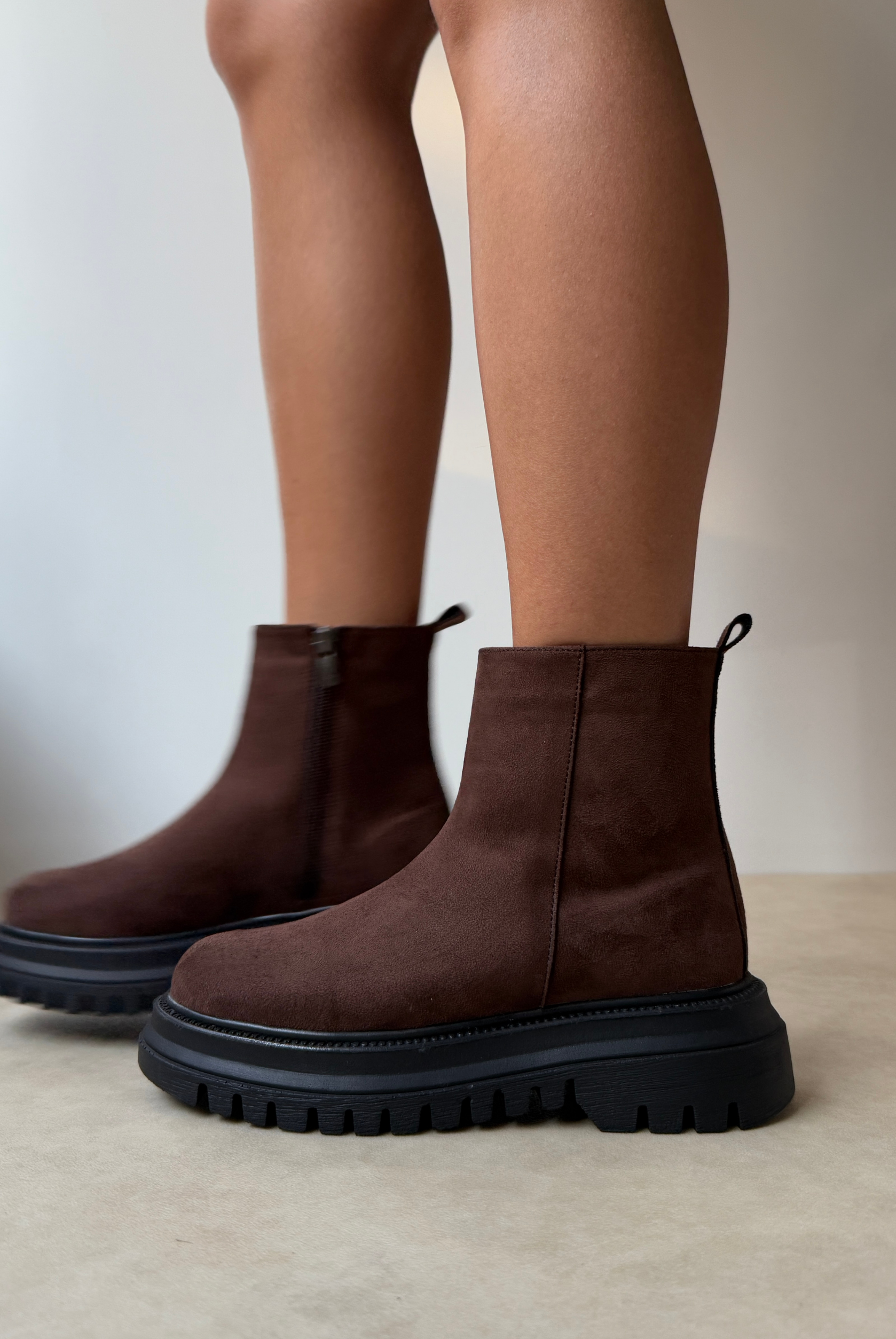 Kadın Bot ACI KAHVE SÜET