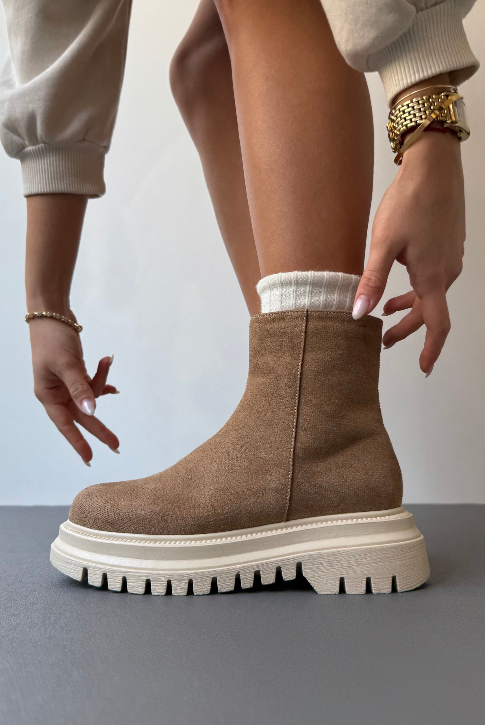 Kadın Bot VİZON SÜET