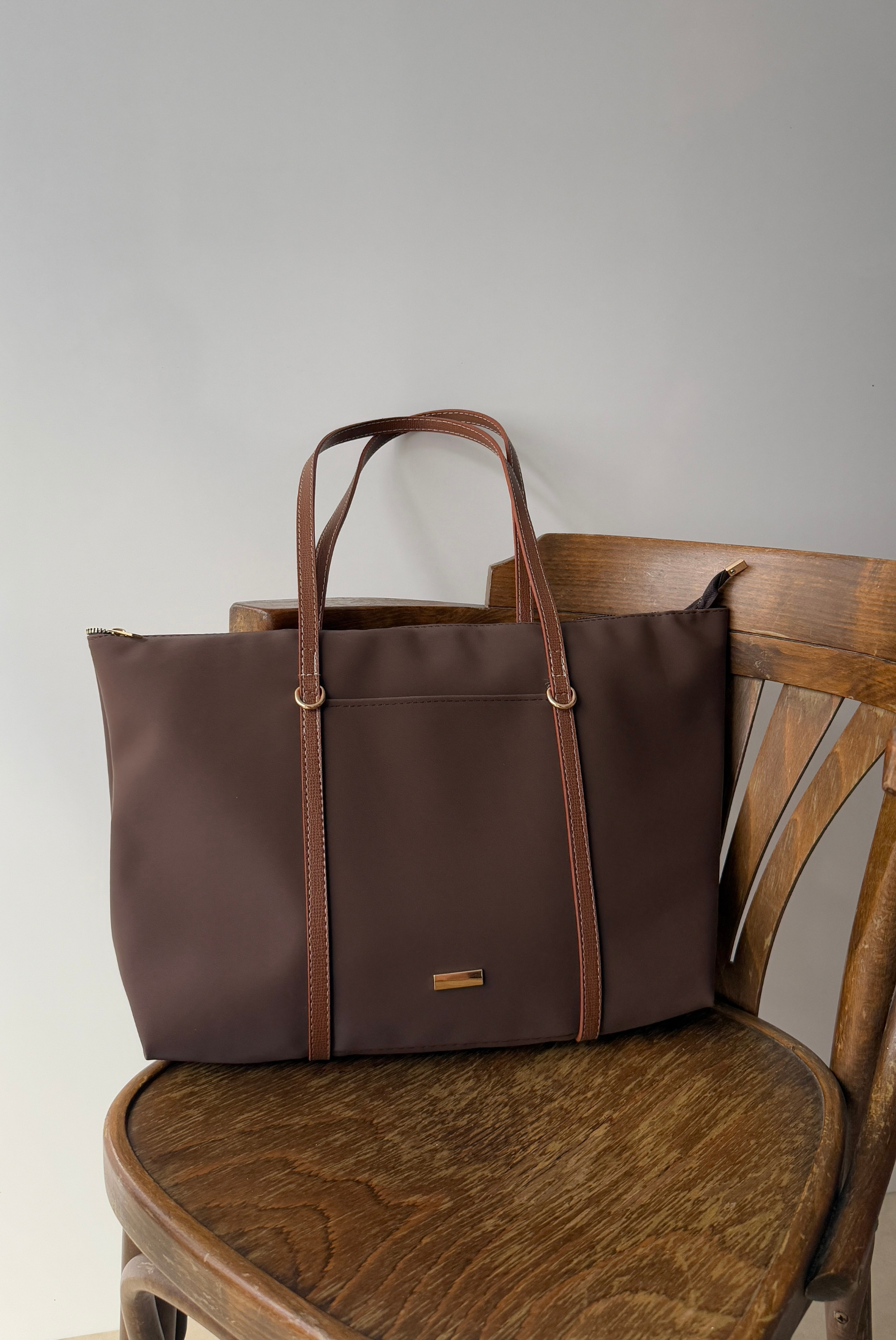 Kadın El ve Omuz Çantası ACI KAHVE