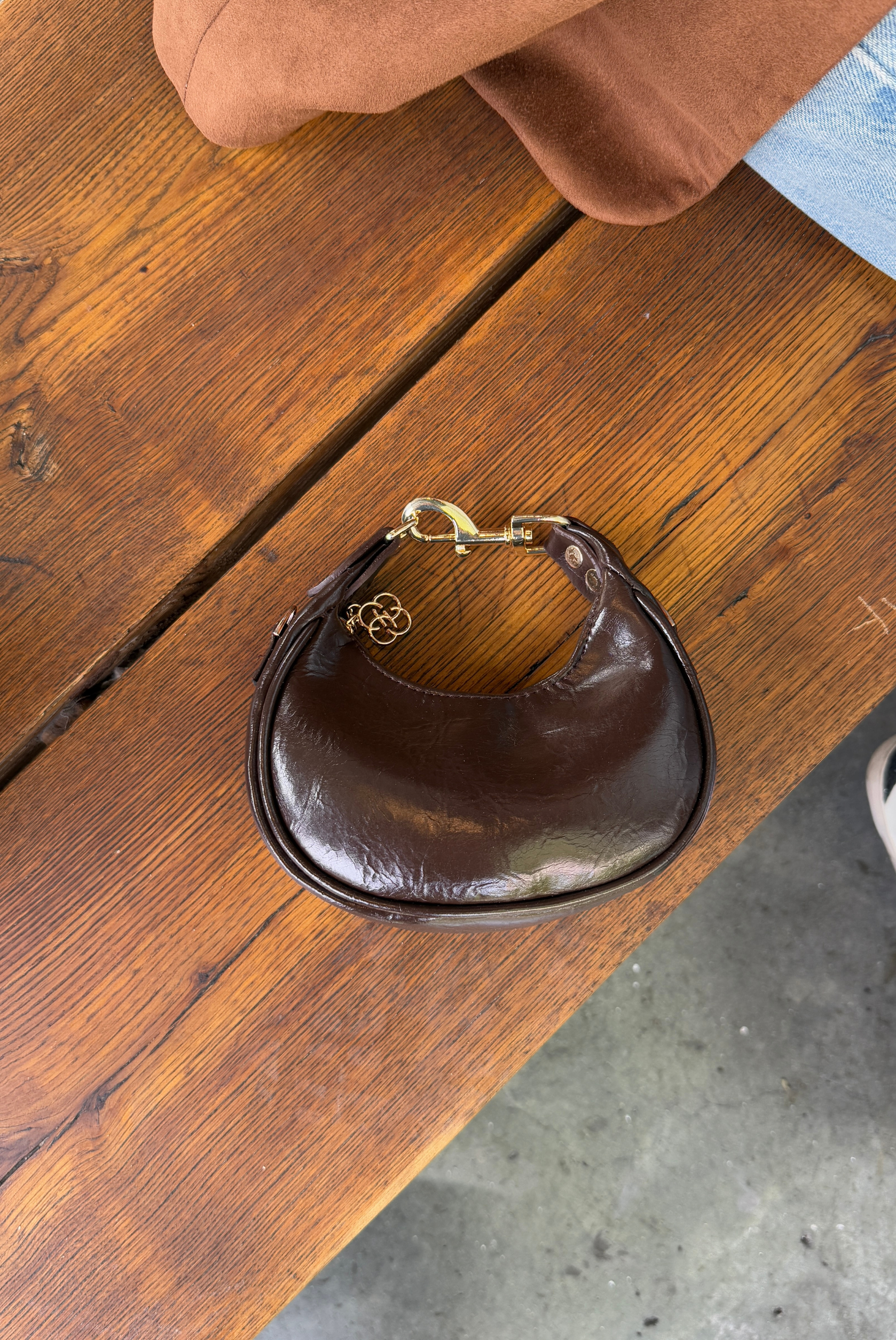 Kadın El ve Omuz Çantası ACI KAHVE