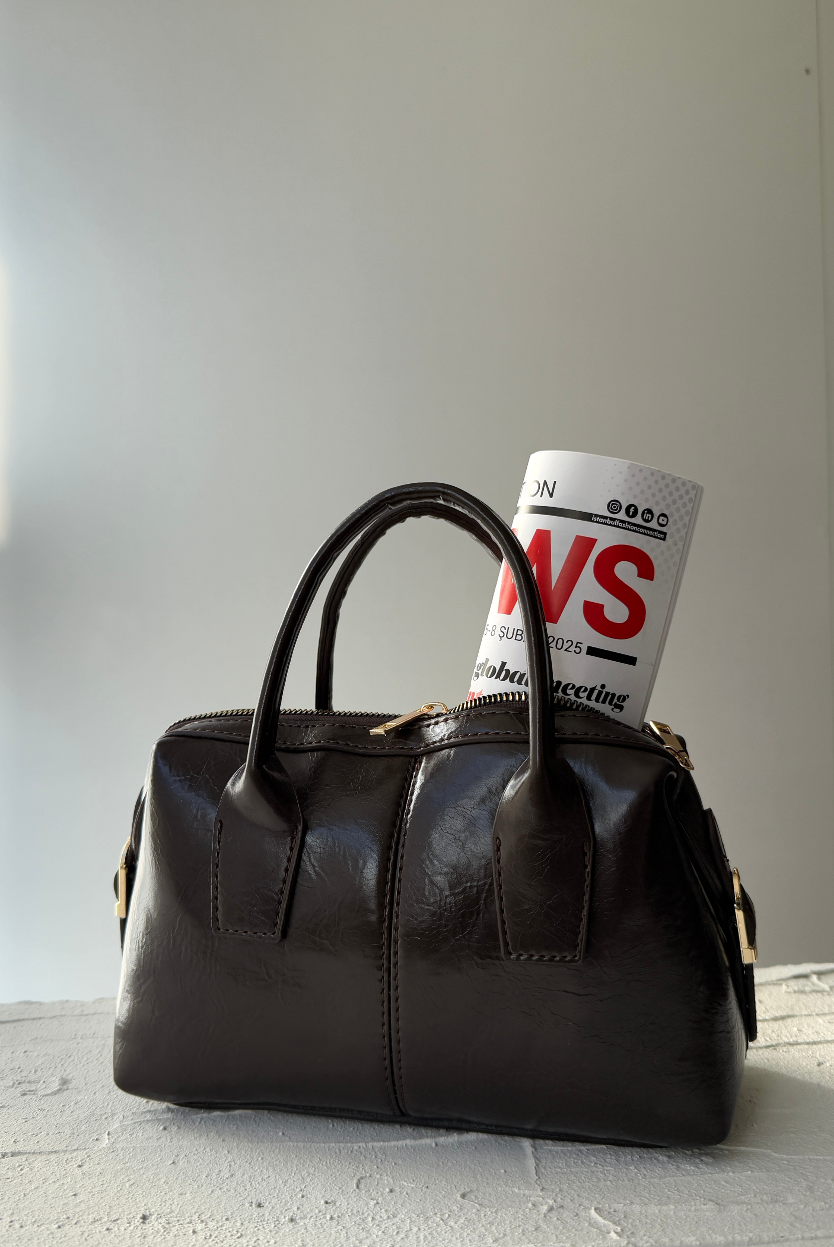 Kadın El Ve Omuz Çantası ACI KAHVE