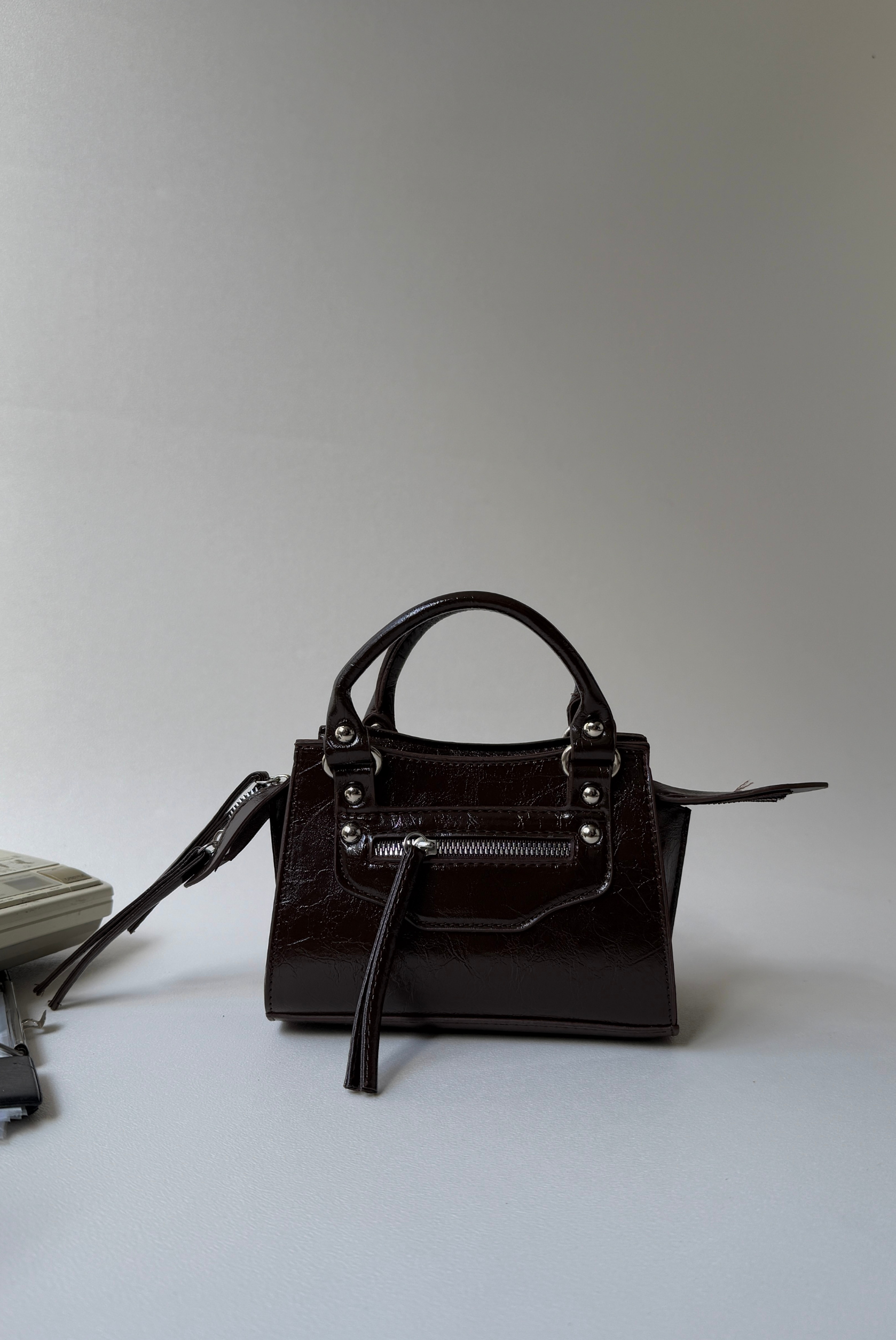 Kadın El ve Omuz Çantası ACI KAHVE