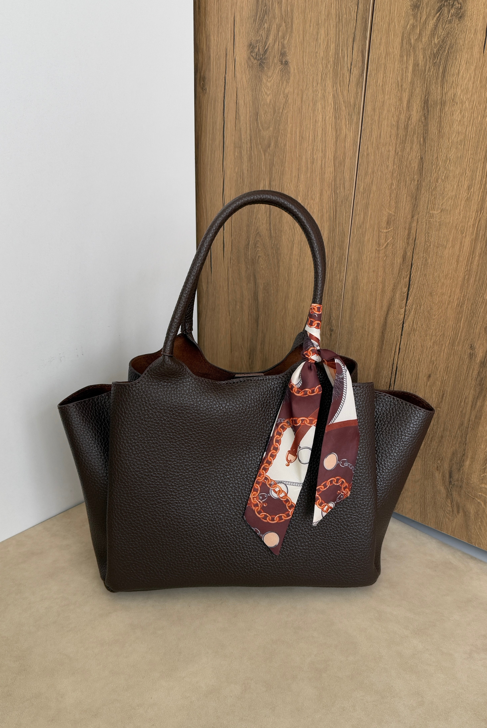 Kadın El ve Omuz Çantası ACI KAHVE