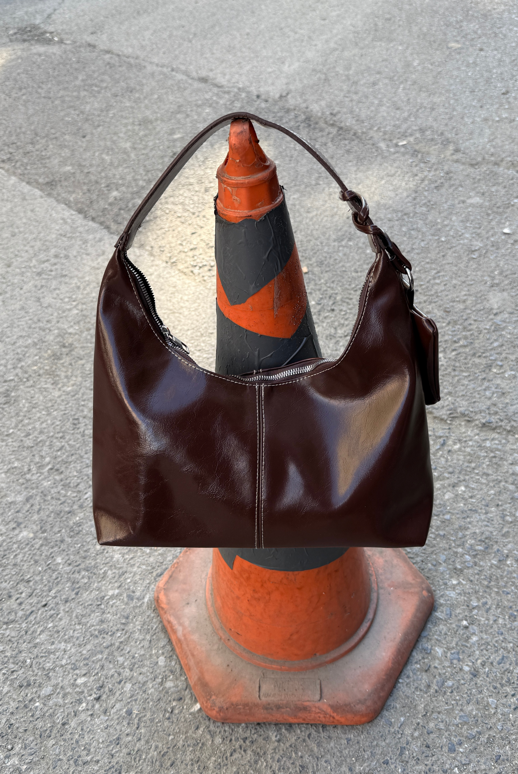 Kadın El ve Omuz Çantası ACI KAHVE