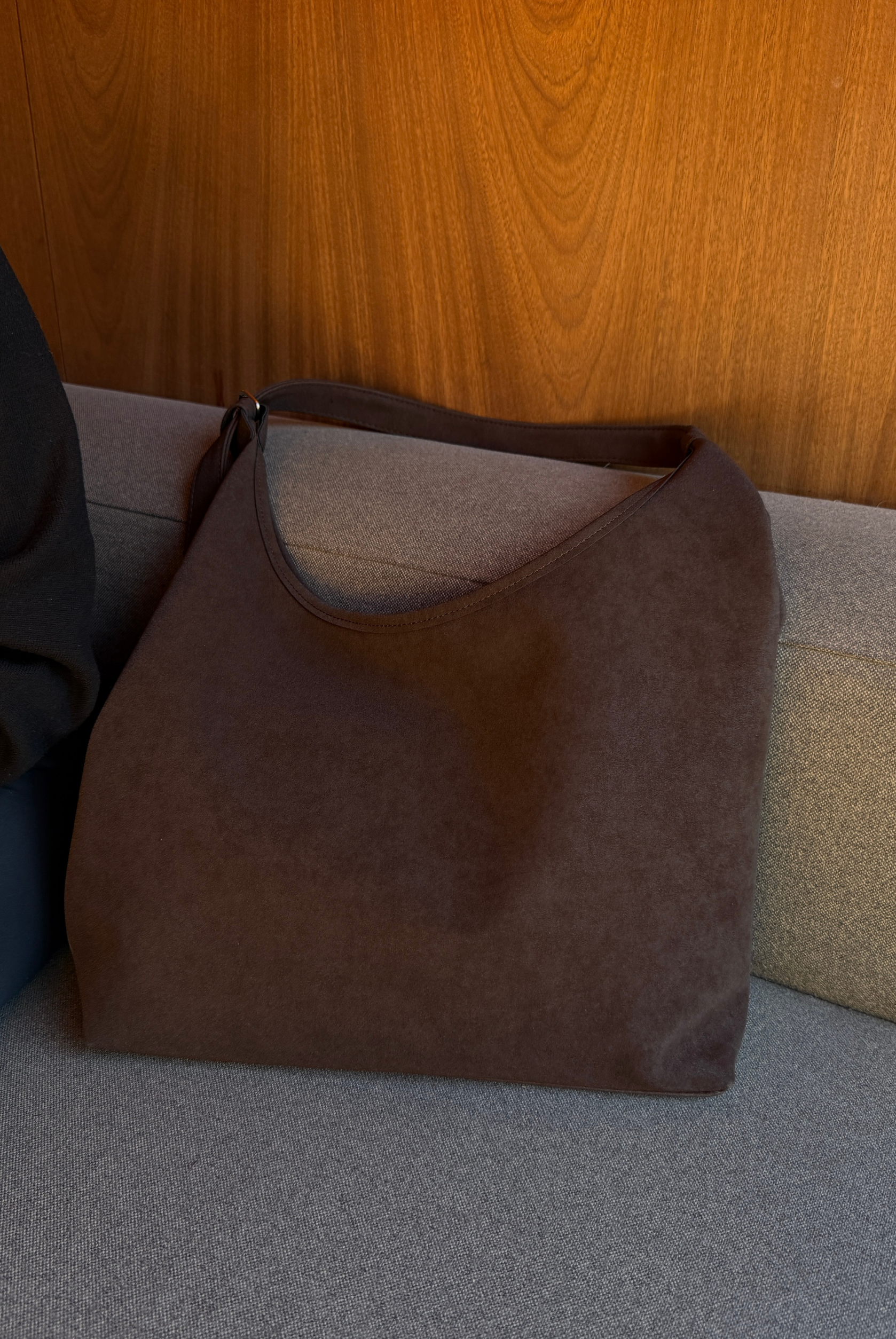 Kadın El ve Omuz Çantası ACI KAHVE SÜET