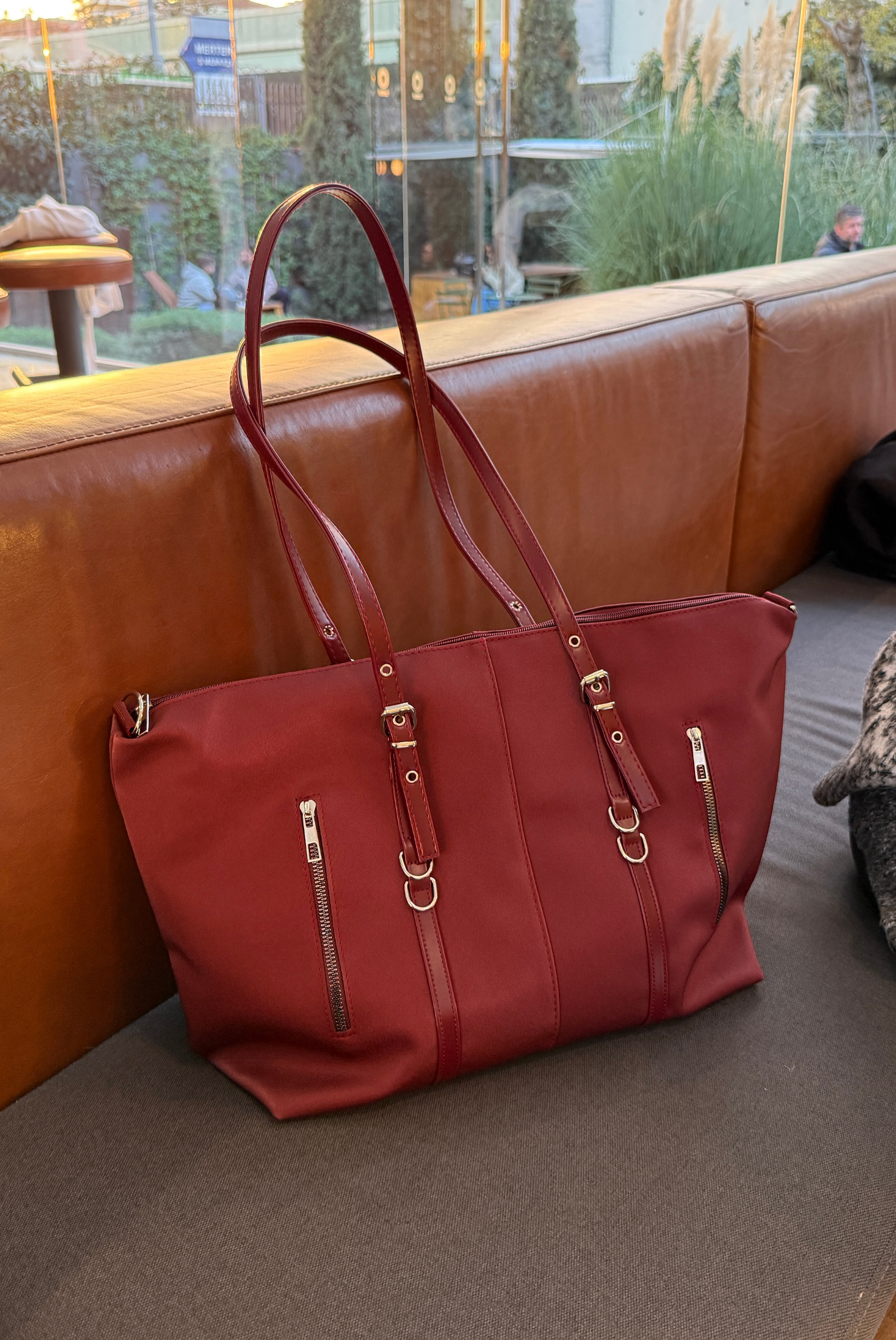 Kadın El ve Omuz Çantası BORDO