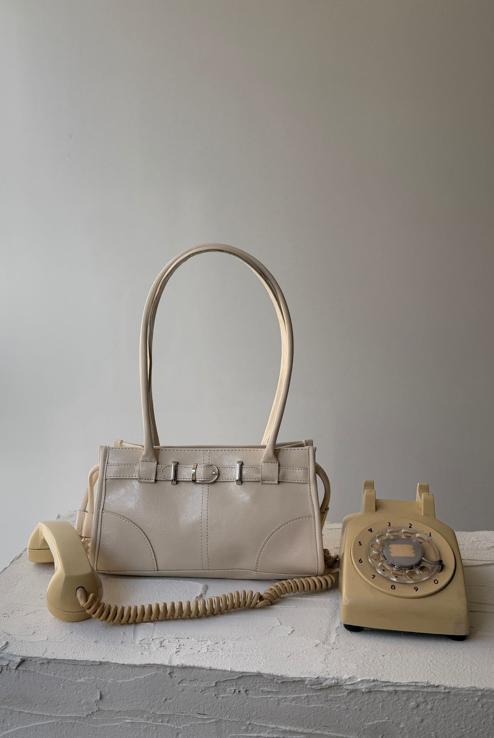 Kadın El ve Omuz Çantası KREM