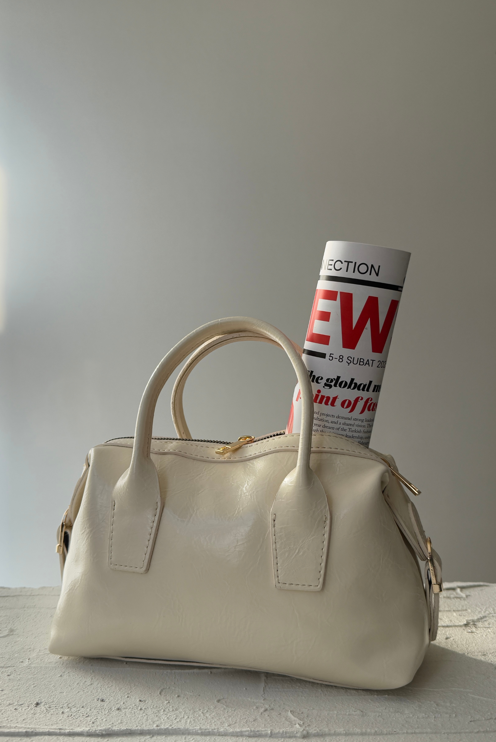 Kadın El Ve Omuz Çantası KREM