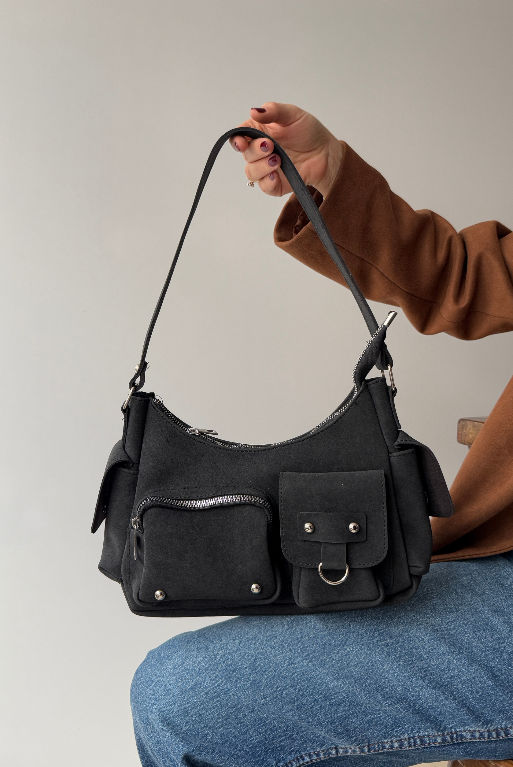 Kadın El ve Omuz Çantası SİYAH