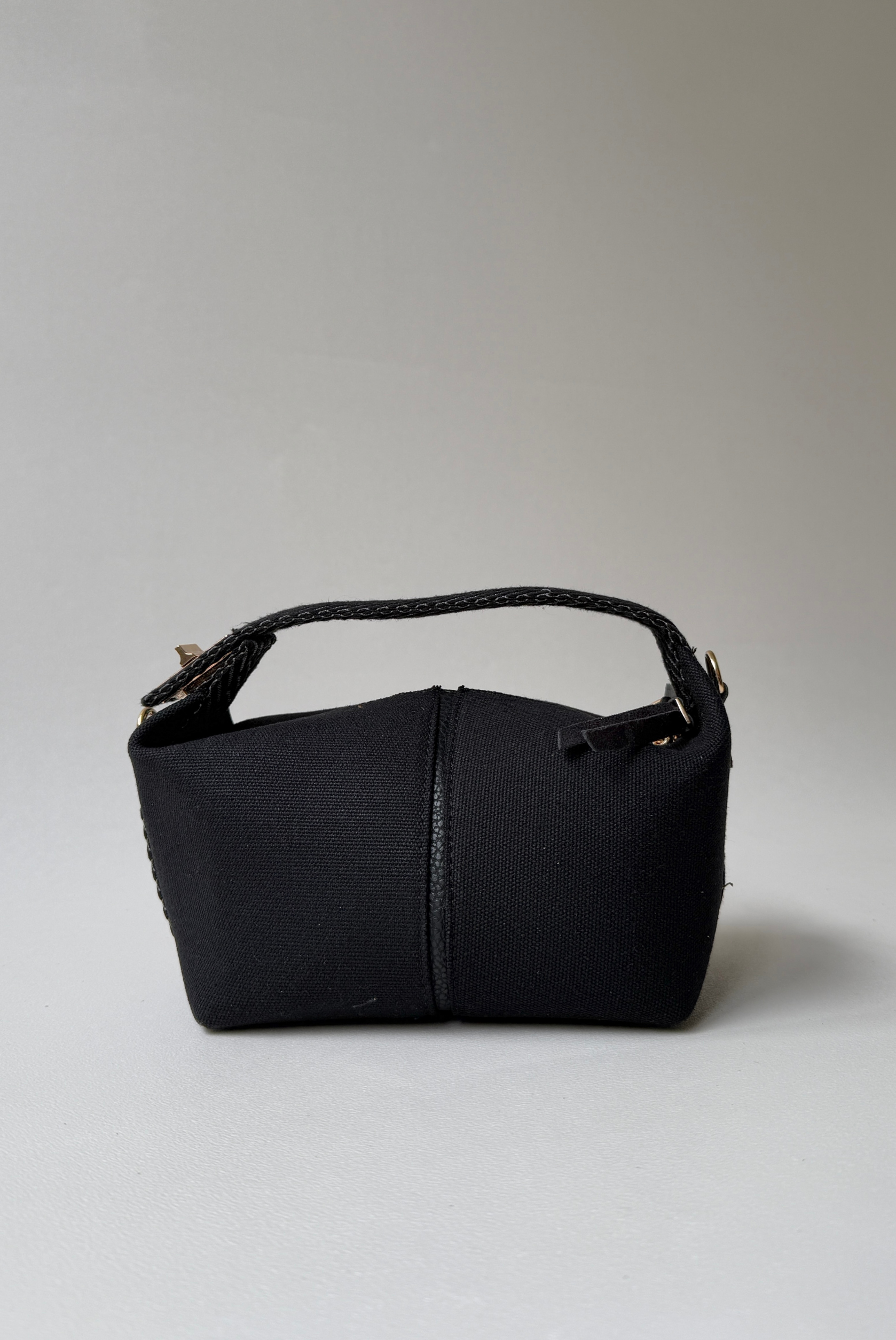 Kadın El ve Omuz Çantası SİYAH KETEN