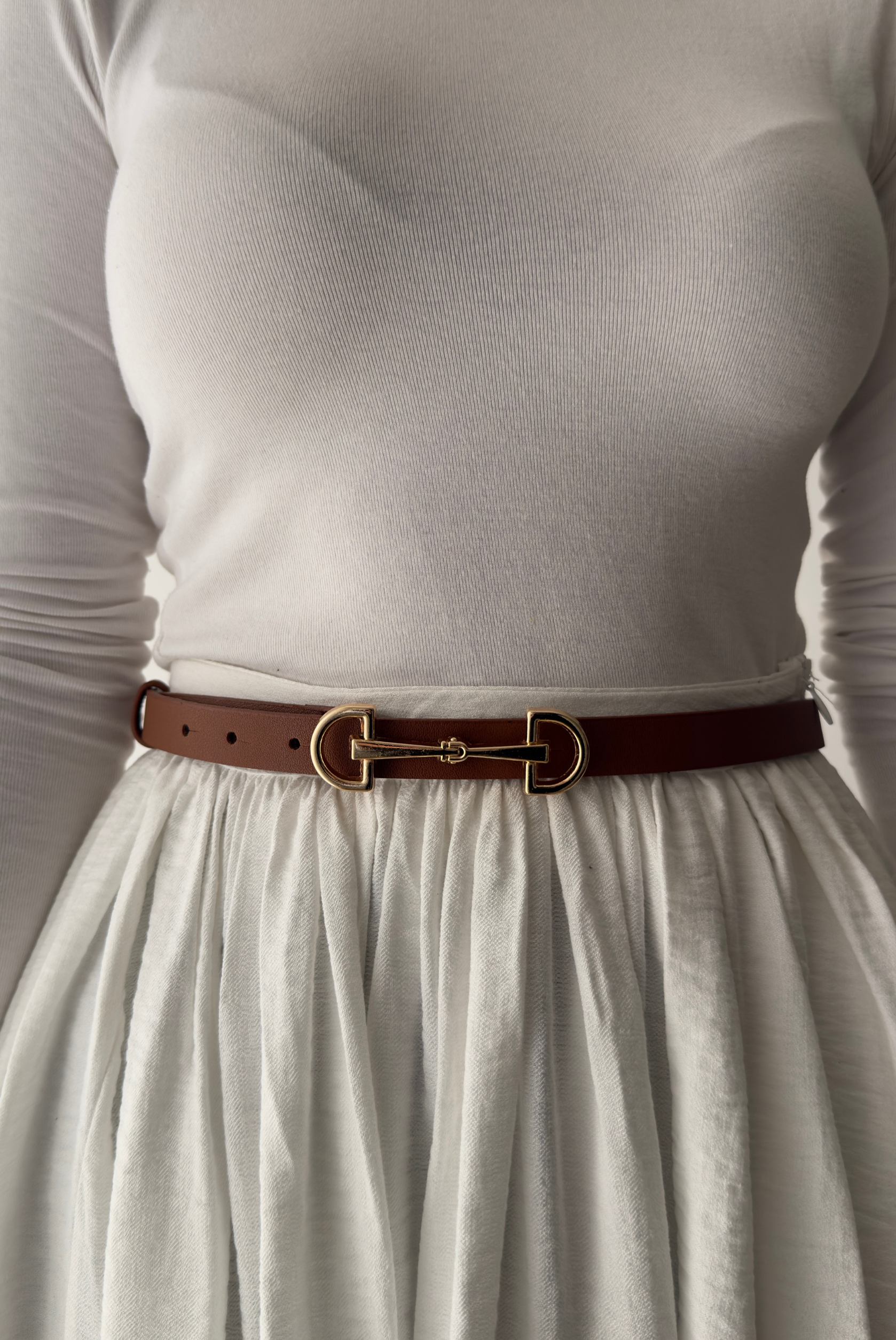 Kadın Kemer Gold Tokalı TABA