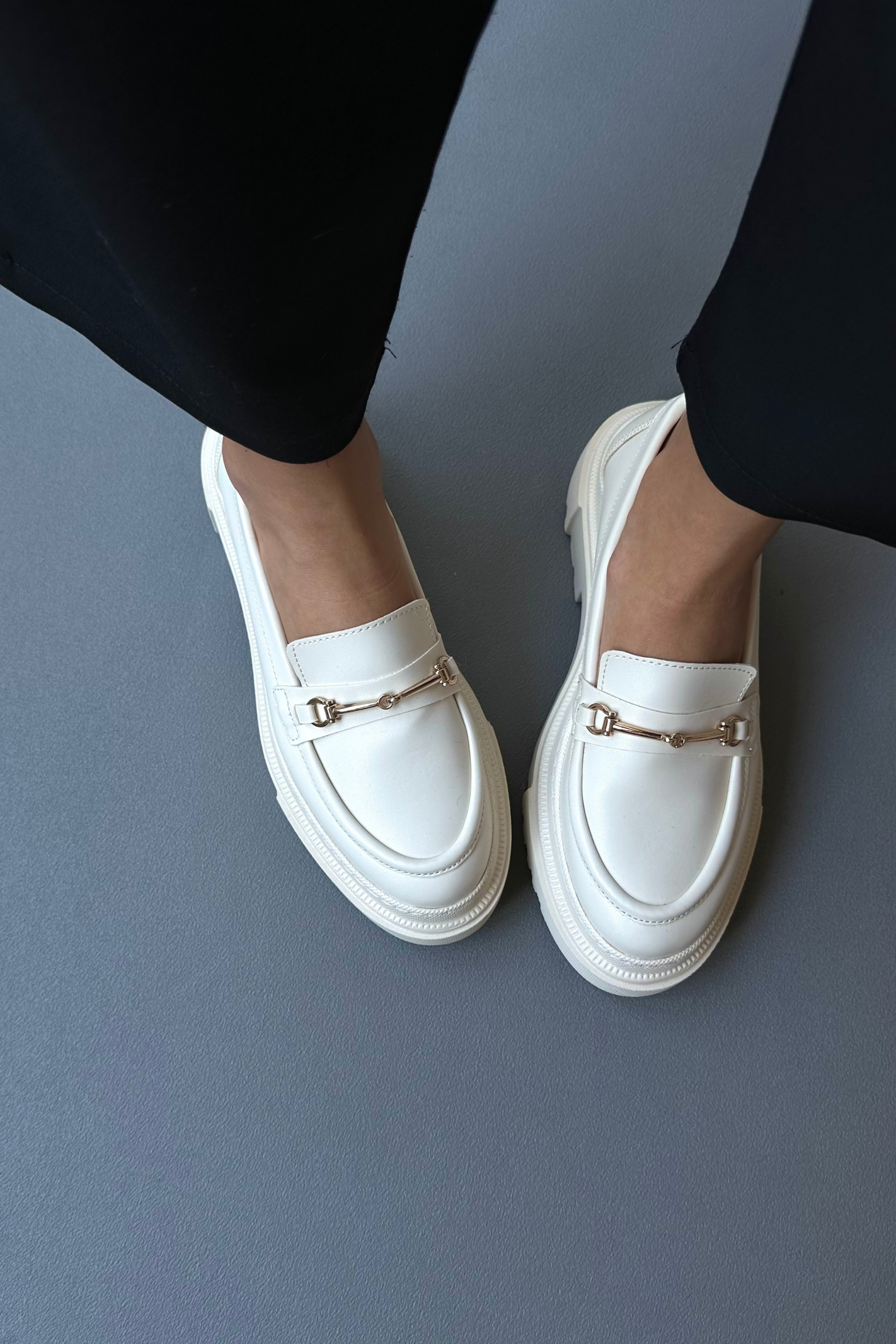 Kadın Loafer Ayakkabı BEJ