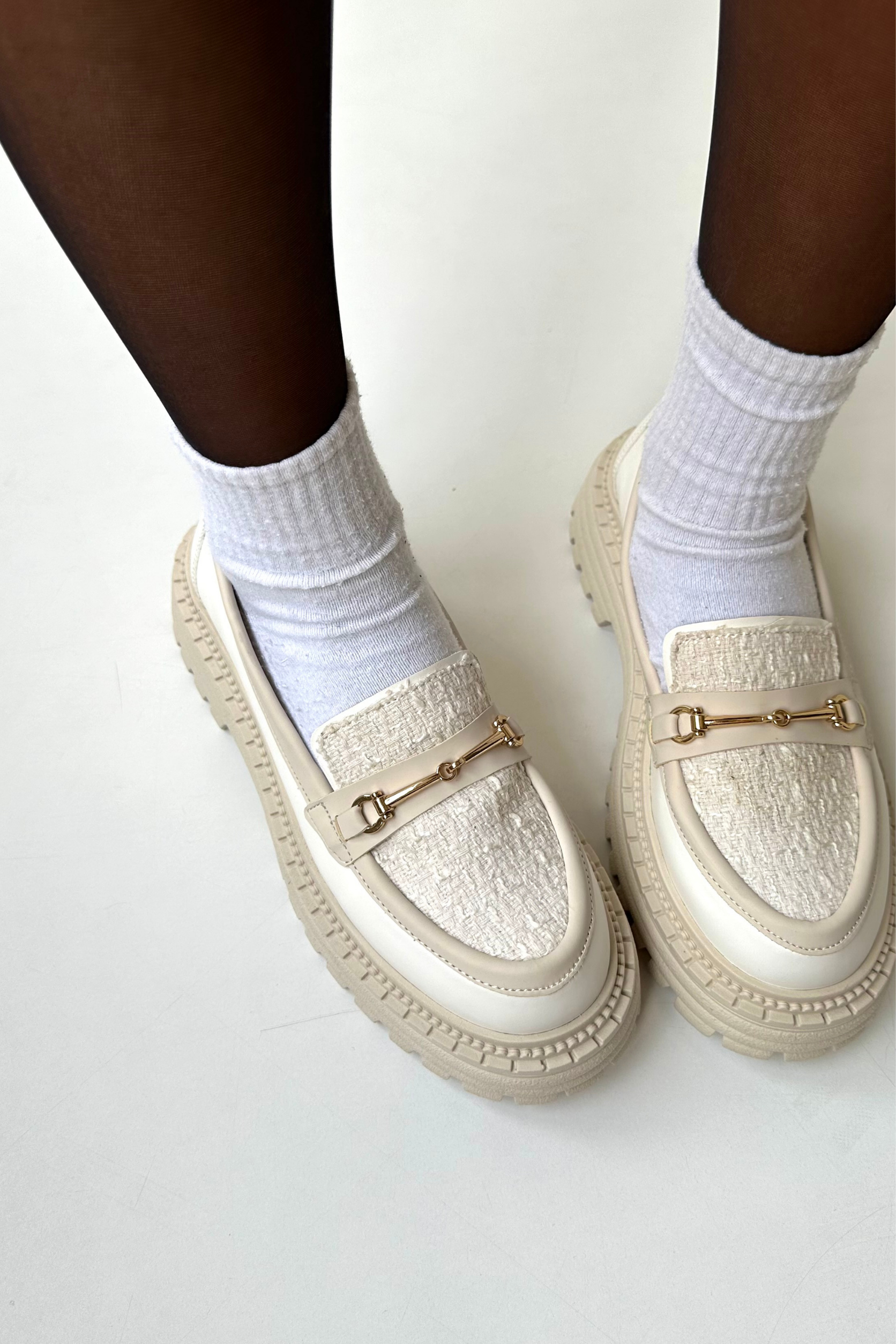 Kadın Loafer Ayakkabı BEJ