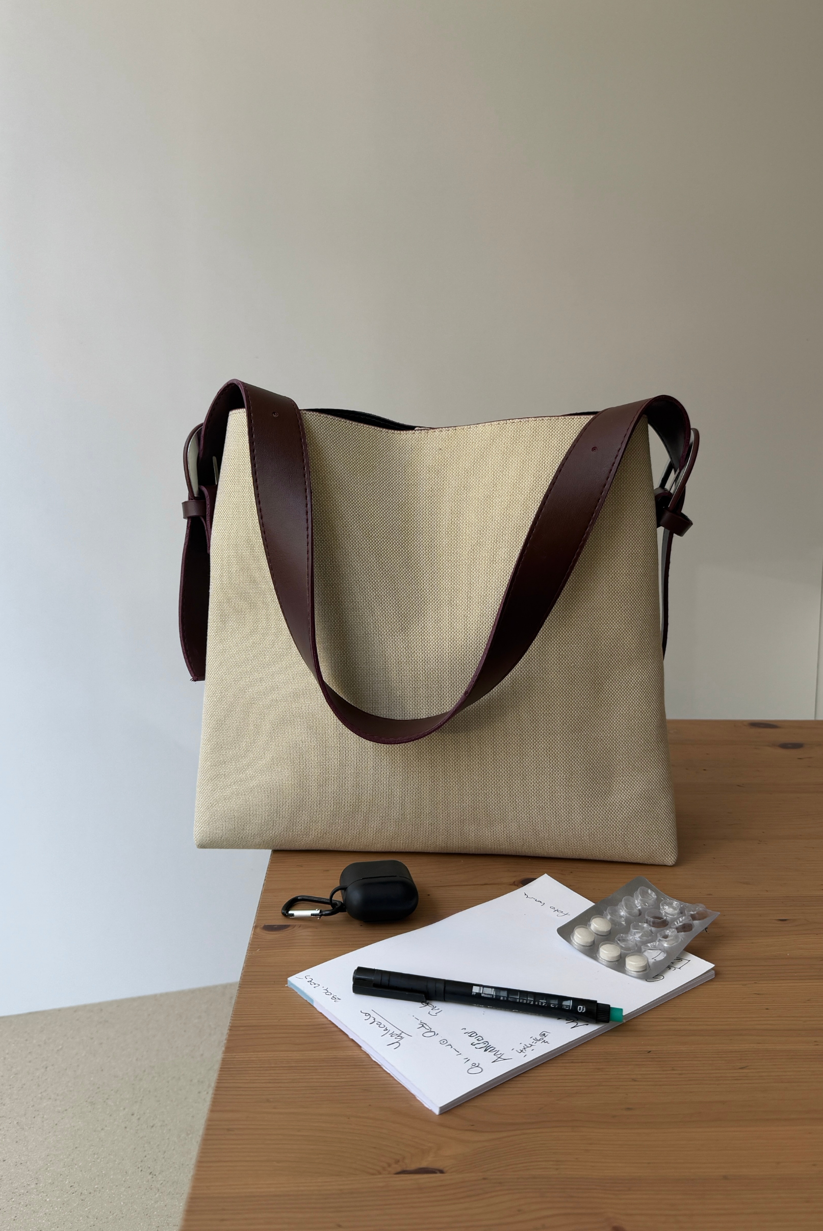 Kadın Omuz Çantası KETEN BORDO