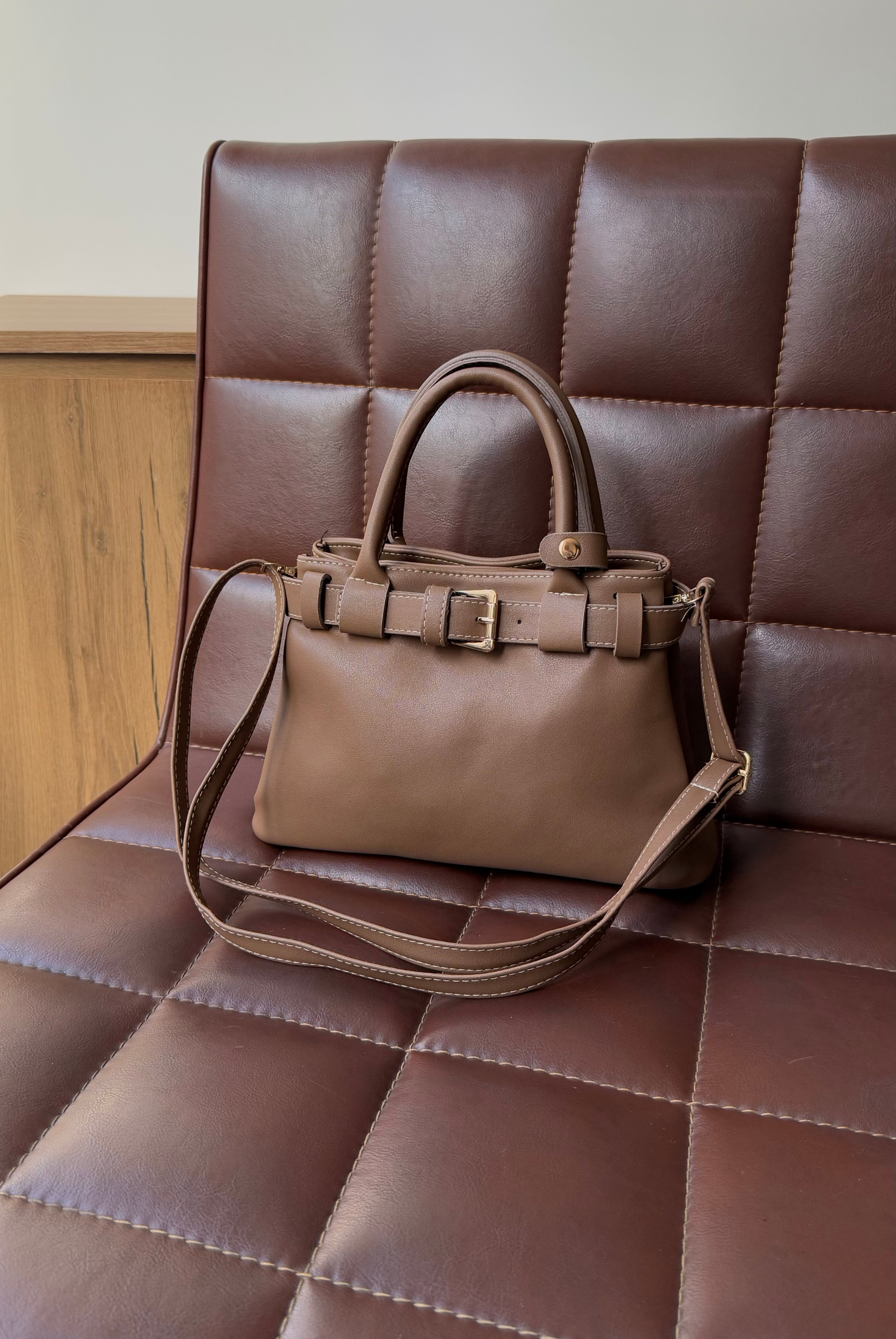 Kadın Omuz Çantası VİZON