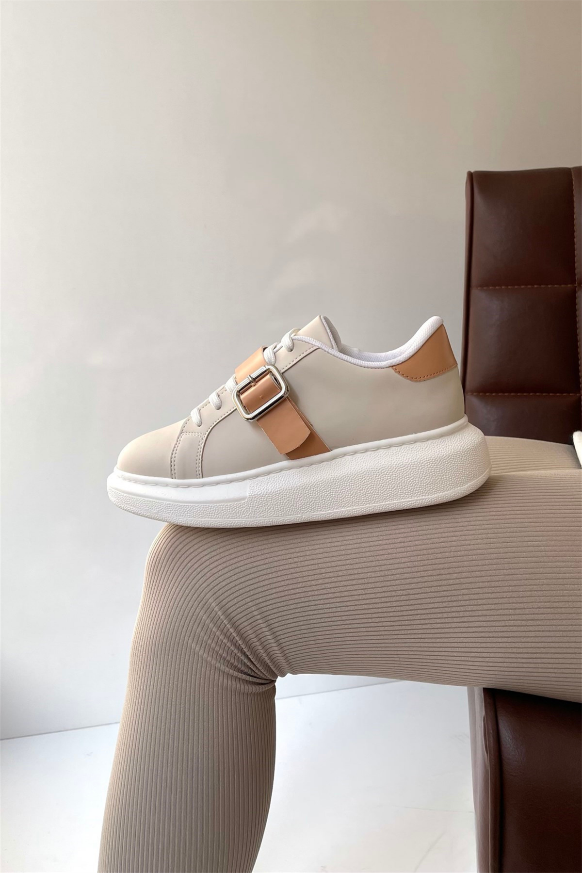 Kadın Spor Ayakkabı BEJ NUDE