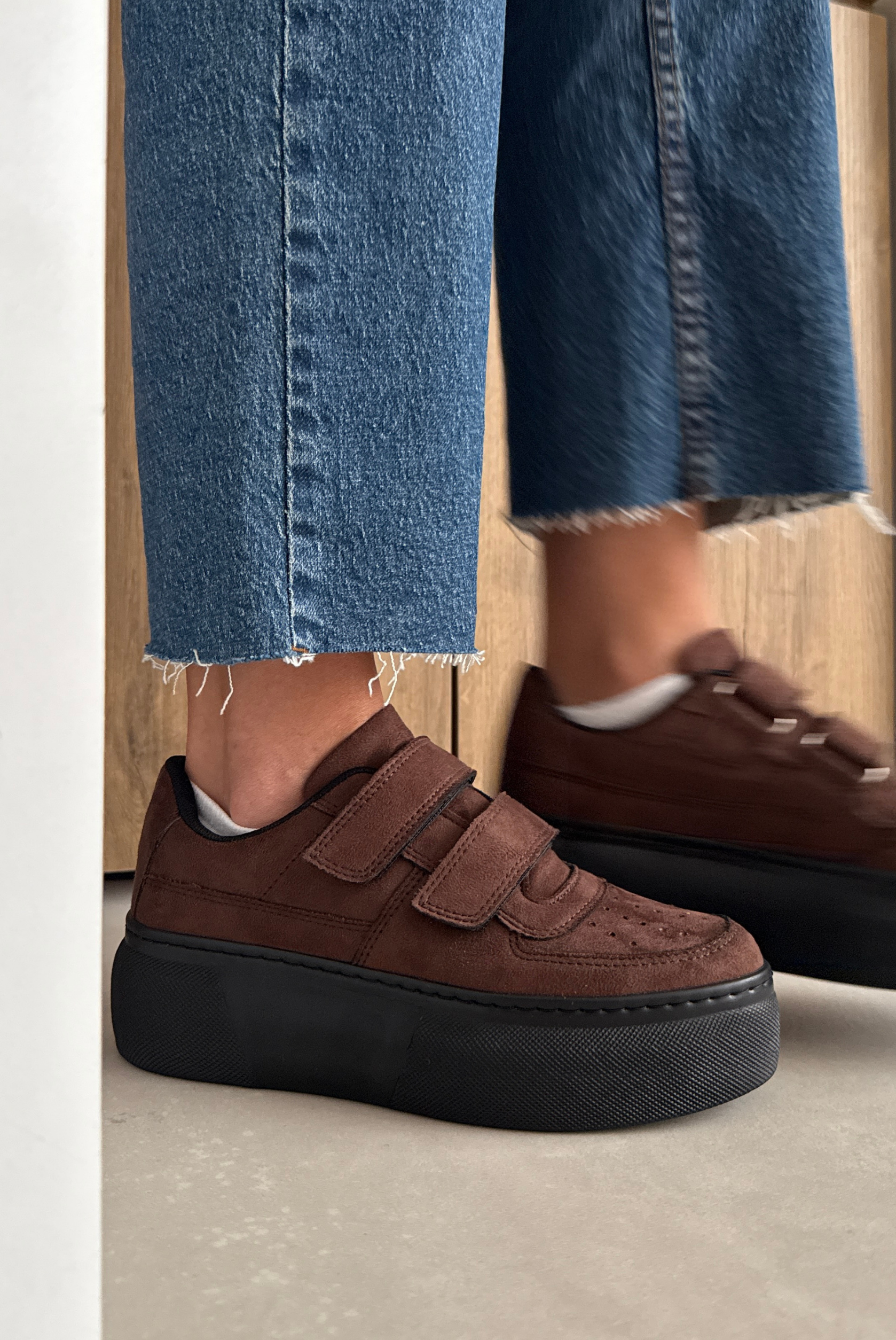 Kadın Spor Ayakkabı KAHVE SÜET