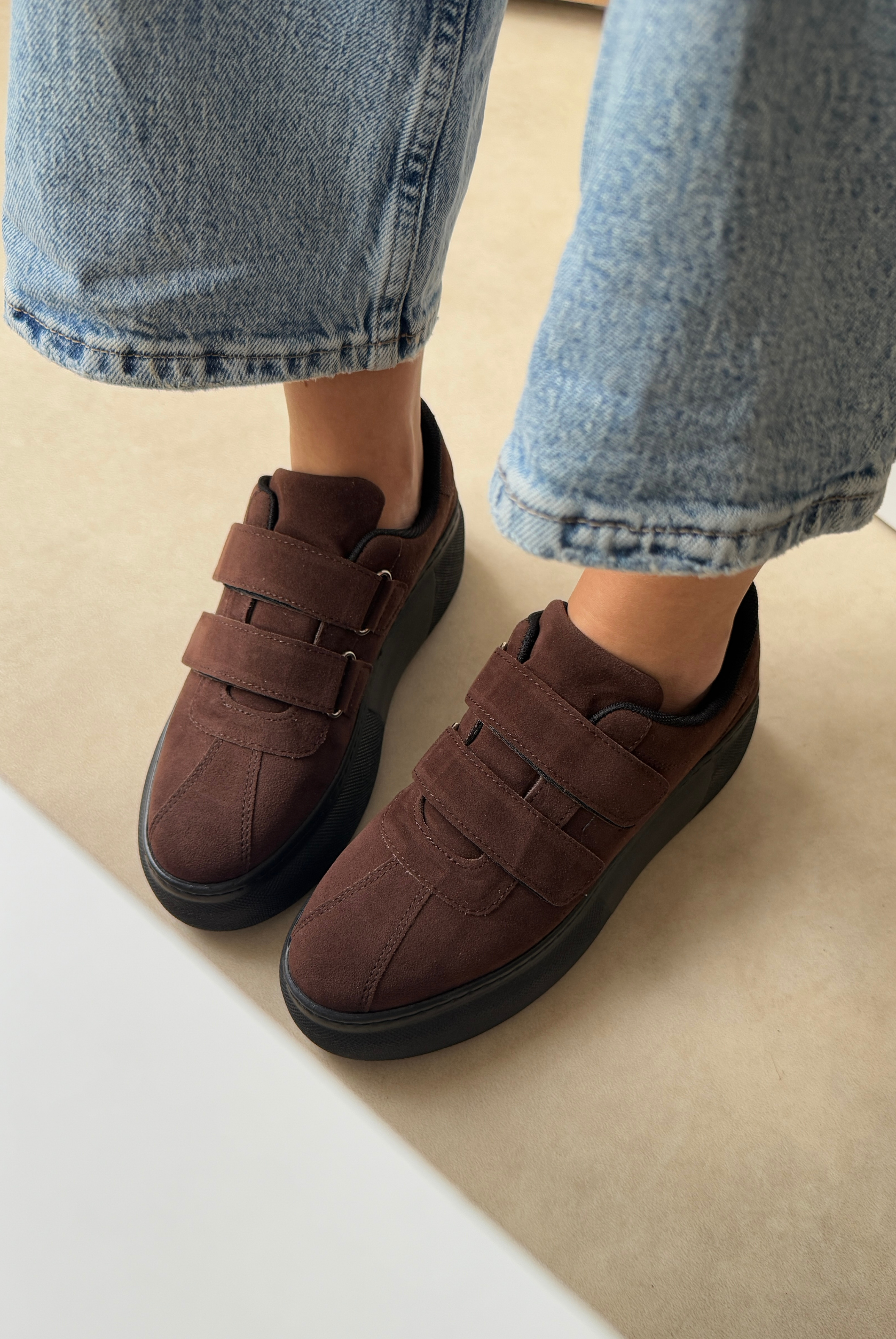 Kadın Spor Ayakkabı KAHVE SÜET